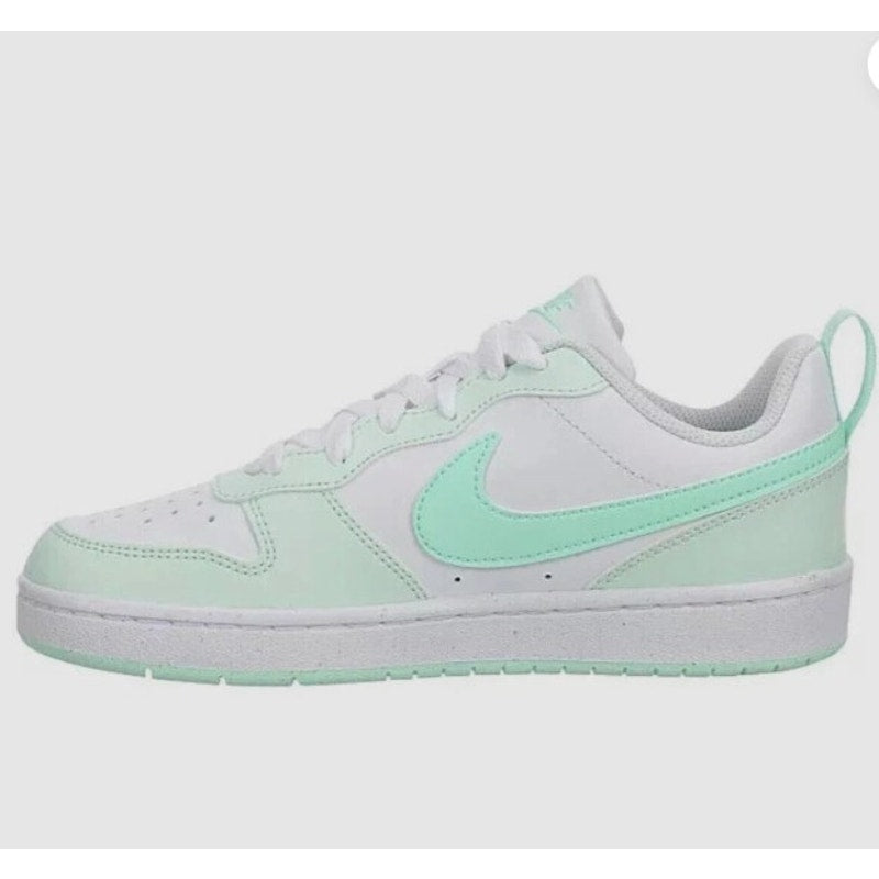 7Y Nike Court Borough Low Recraft GS White/Mint Foam-Barley Green FZ3539-100