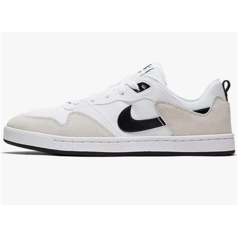 Mens 13 Nike SB Alleyoop Skate Shoes Cj0882-100 White/Black/White