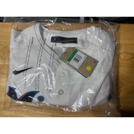 Mens XL Sandy Alcántara Miami Marlins Nike Dri-FIT ADV MLB Limited Jersey