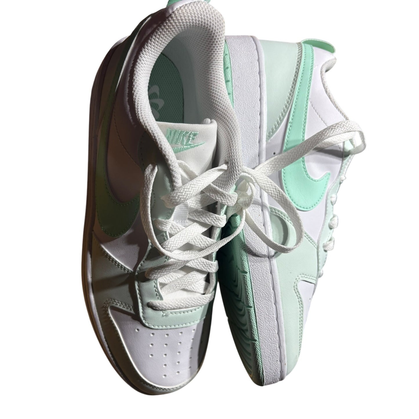 7Y Nike Court Borough Low Recraft GS White/Mint Foam-Barley Green FZ3539-100