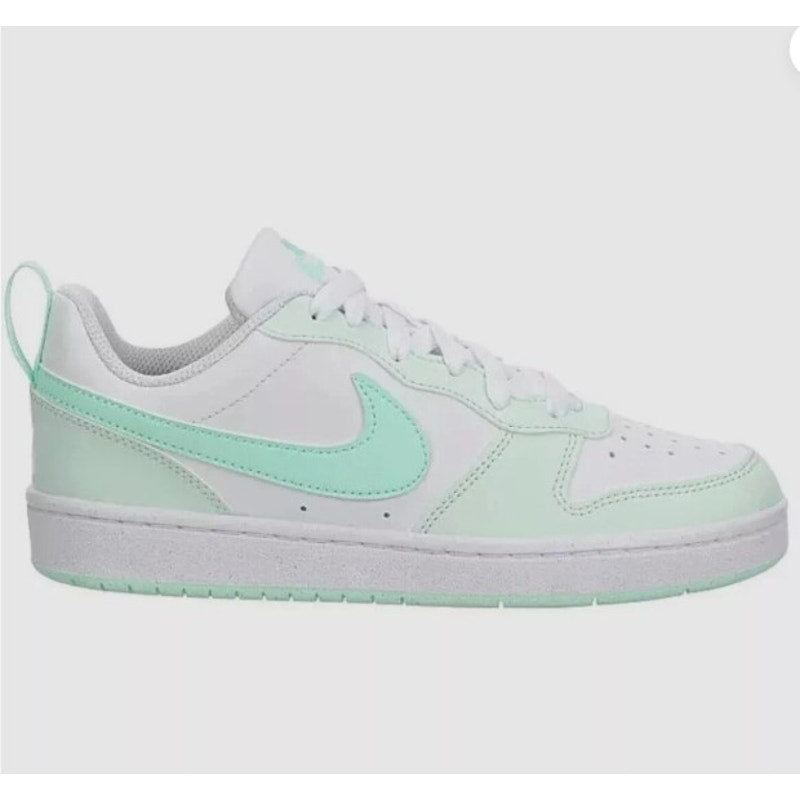 7Y Nike Court Borough Low Recraft GS White/Mint Foam-Barley Green FZ3539-100