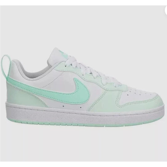 7Y Nike Court Borough Low Recraft GS White/Mint Foam-Barley Green FZ3539-100