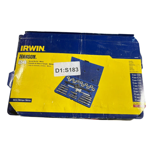 Irwin 1900205 24-Piece Metric Tap and Die Set