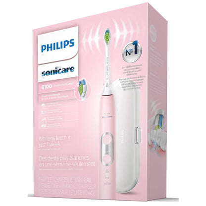 Philips Sonicare Protective Clean 6100 Electric Toothbrush Pink HX6876/21