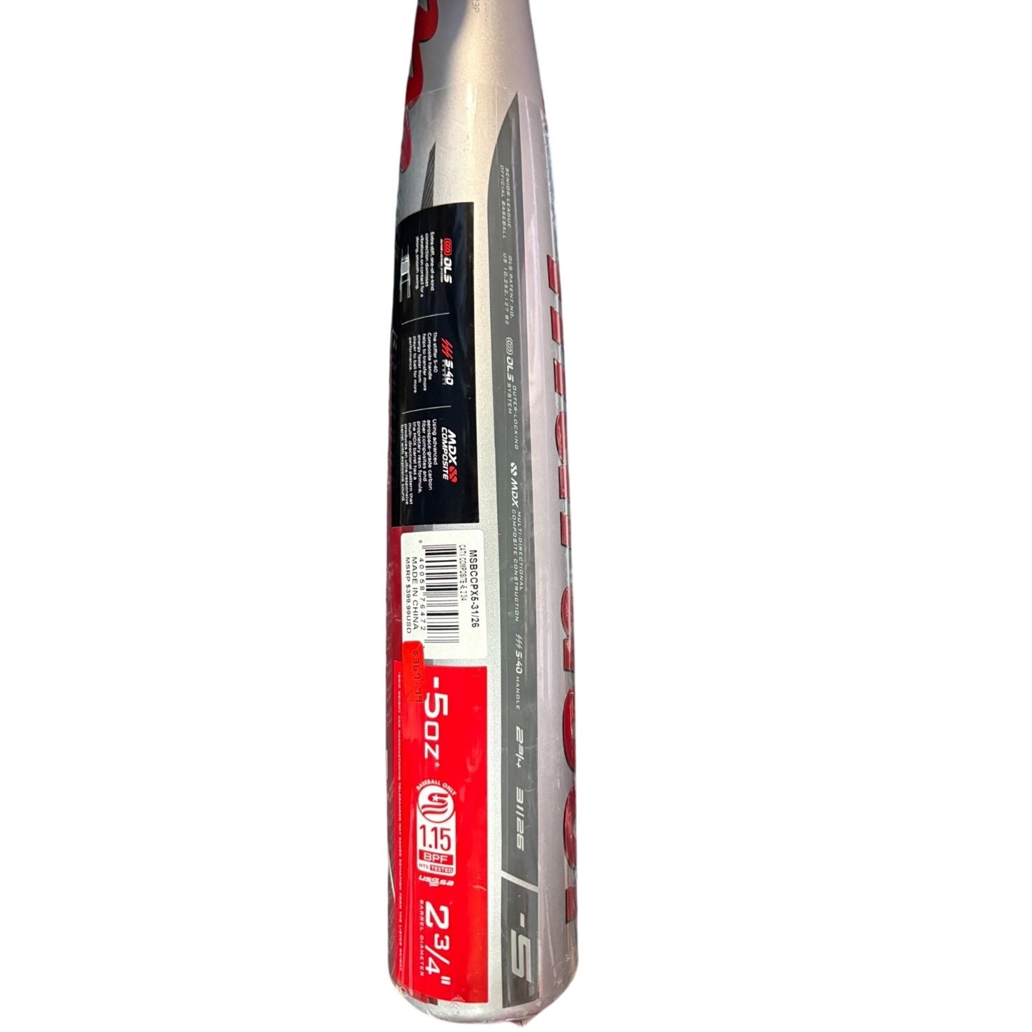 31/26 Drop -5 USSSA MARUCCI CATX 2pc Composite Baseball Bat 2 3/4" New Travel