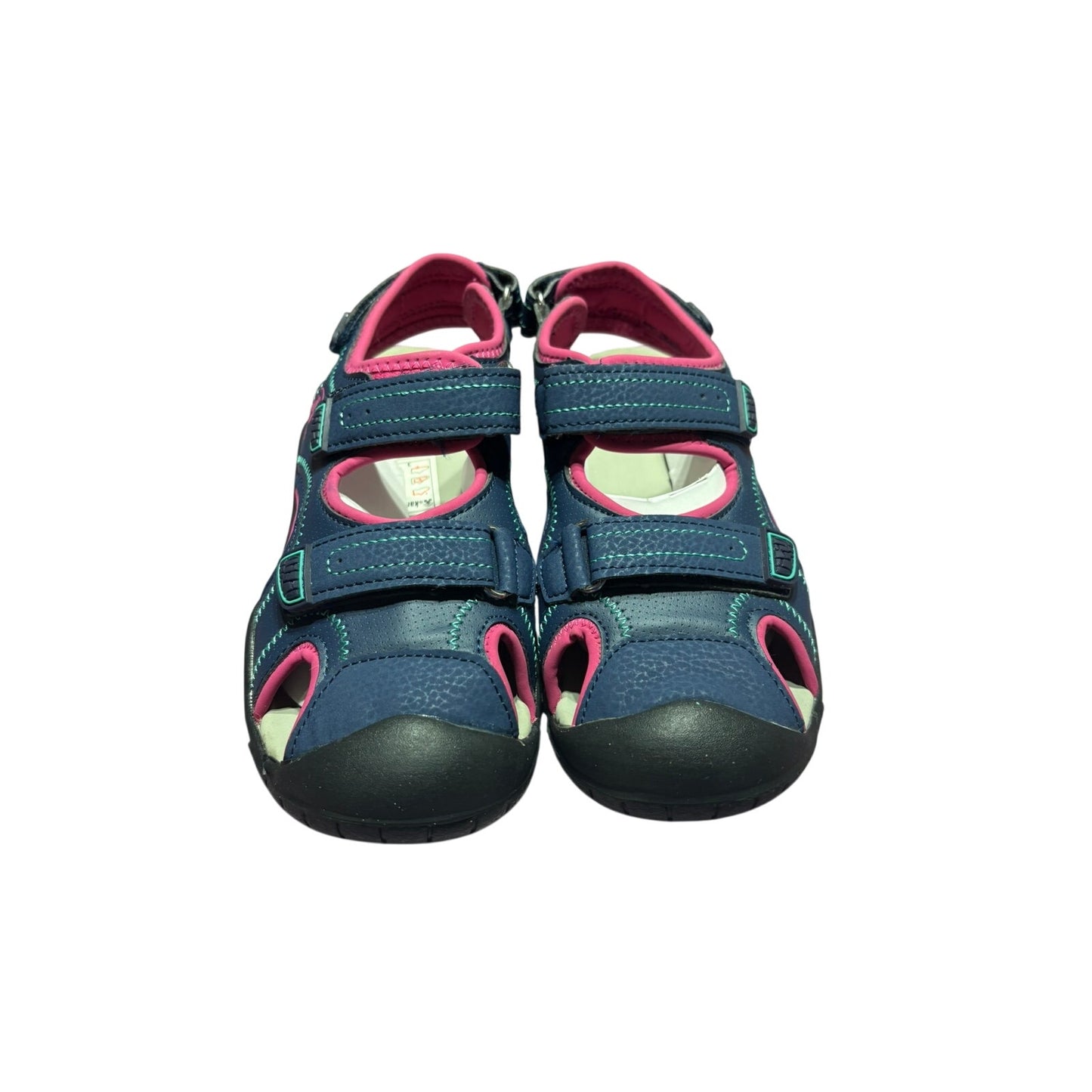 Kids Size 5 Kamik Child Seaturtle 2 Sandals (5.4" Heel to Toe) Navy & Pink New