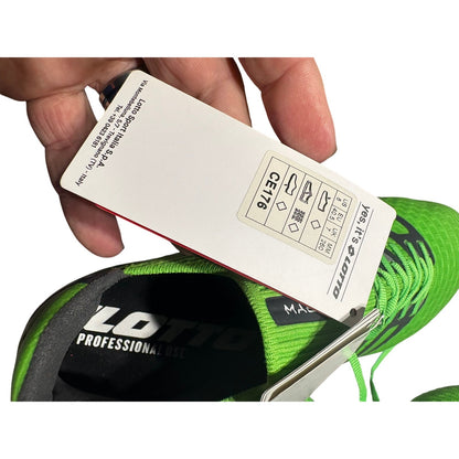 Size 8 Lotto Maestro 100 IV FG Soccer Cleats Men's Green Blue New 214590-9GG