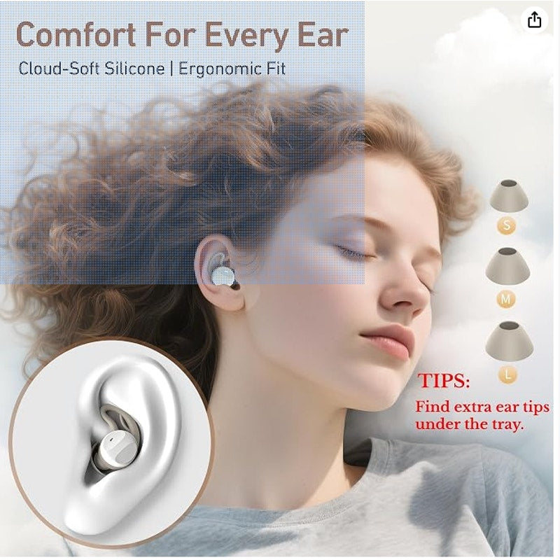 Pansonite Smart Sleep Headphones TS32 Noise Cancelling Wireless Earbuds Bluetooth