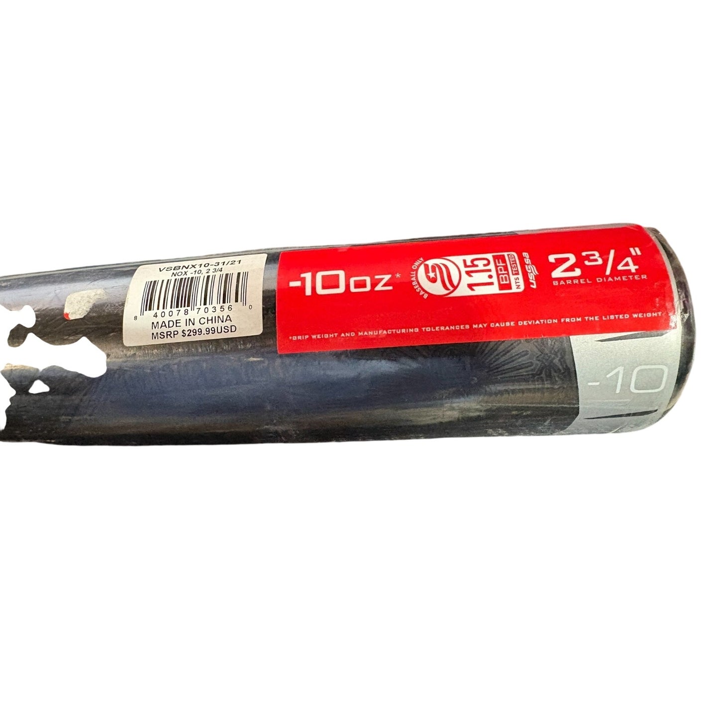 31/21 Drop -10 USSSA Victus NOX Baseball Bat VSBNX10 Brand New Travel 2pc