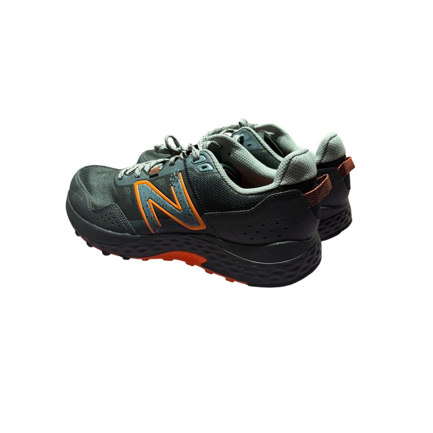 Men's 12 Wide - New Balance 410 V8 Trail Running Shoes Black/Cayenne/Shadow Grey