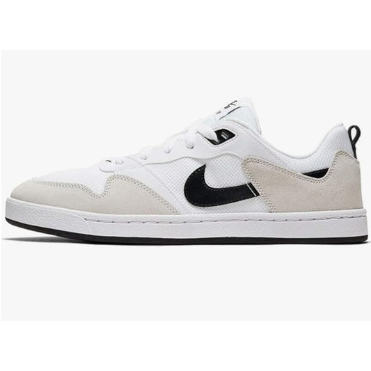 Mens 13 Nike SB Alleyoop Skate Shoes Cj0882-100 White/Black/White