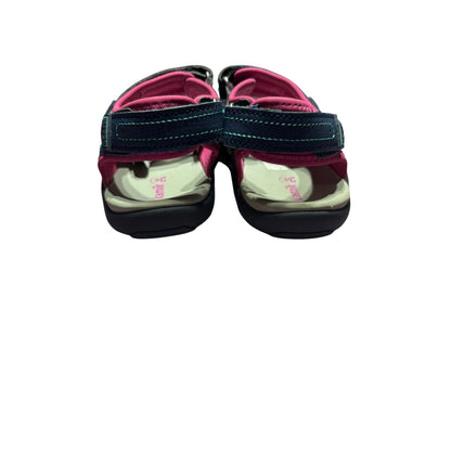 Kids Size 5 Kamik Child Seaturtle 2 Sandals (5.4" Heel to Toe) Navy & Pink New