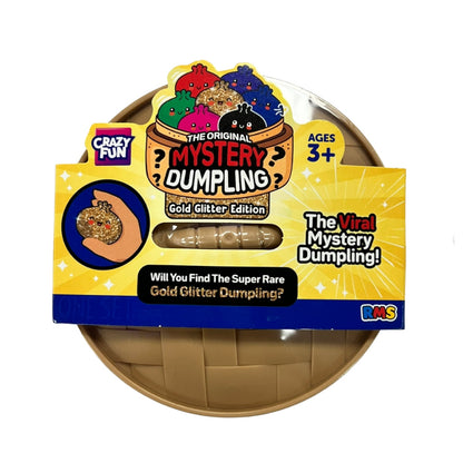 RMS Crazy Fun Squishy Bun 🏆Gold Glitter Edition🏆TikTok Viral Mystery Dumpling