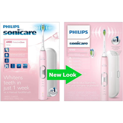 Philips Sonicare Protective Clean 6100 Electric Toothbrush Pink HX6876/21