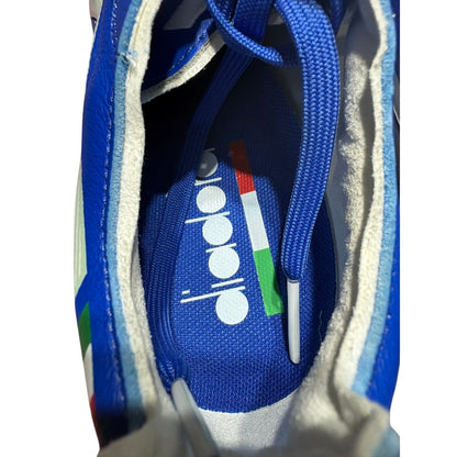 Diadora Brasil Elite2 Tech Italia LPX FG Soccer Cleats Royal Blue Made in Italy