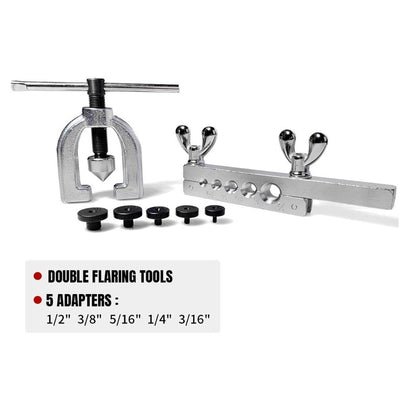 Thorstone Double & Single Flaring Tool Kit for Brake Line and Brass Tubing Tool
