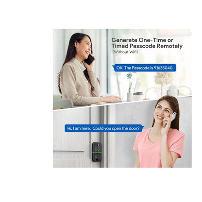 KUCACCI Keyless Entry Fingerprint Smart Door Lock App Bluetooth T17 Door Lock
