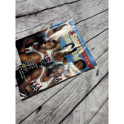 SPORTS ILLUSTRATED Mag Dream Team Jordan Magic Barkley Ewing Malone 2/18/91!
