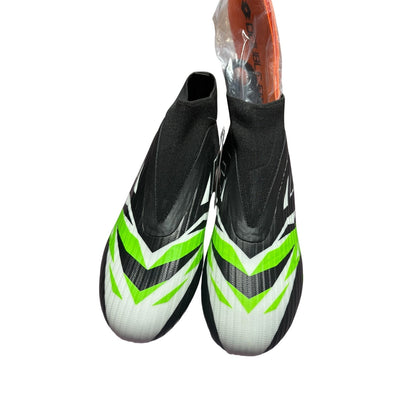 Size 8.5 Lotto Solista 300 VI Gravity FG Soccer Cleats Black Green White insoles