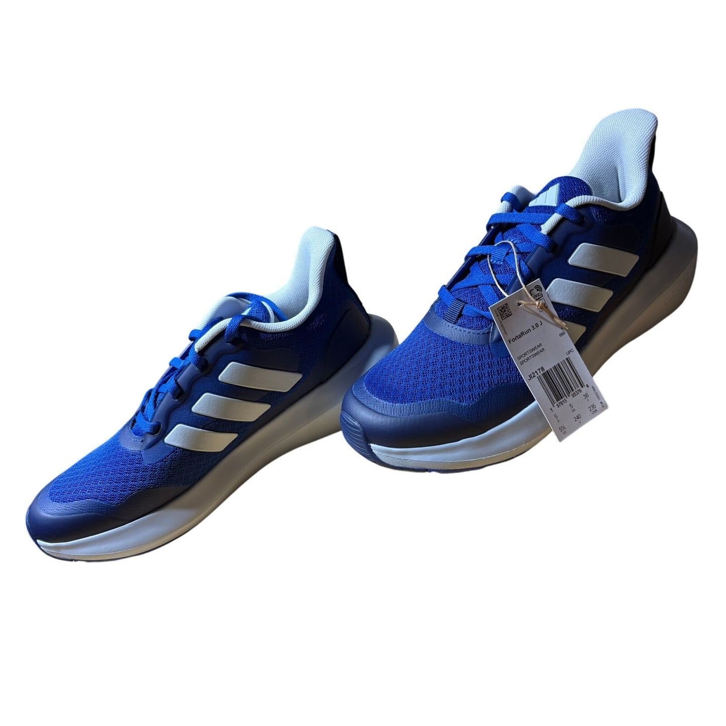5.5 adidas Kids Fortarun 3.0 Sneakers 3.0J Royal Blue Halo Blue Dark Blue (PS)