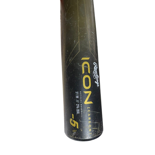 31/26 Rawlings Icon -5 USSSA Baseball Bat Drop 5 Travel Ball USED