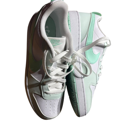 7Y Nike Court Borough Low Recraft GS White/Mint Foam-Barley Green FZ3539-100