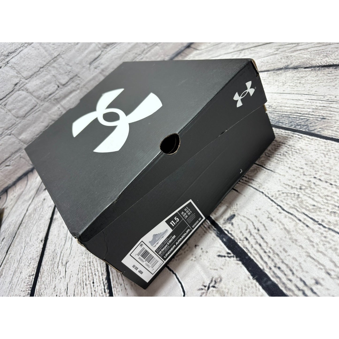 Under Armour Men's UA Harper 8 Mid RM Adult Baseball/Softball Molded Cleats 11.5