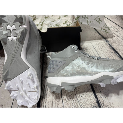 Under Armour Men's UA Harper 8 Mid RM Adult Baseball/Softball Molded Cleats 11.5