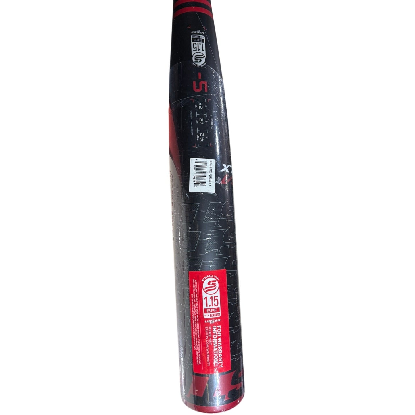 32/27 Drop -5 USSSA Easton 2023 Alpha ALX Baseball Bat 2 3/4 Travel New RS Alloy