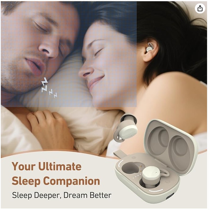 Pansonite Smart Sleep Headphones TS32 Noise Cancelling Wireless Earbuds Bluetooth