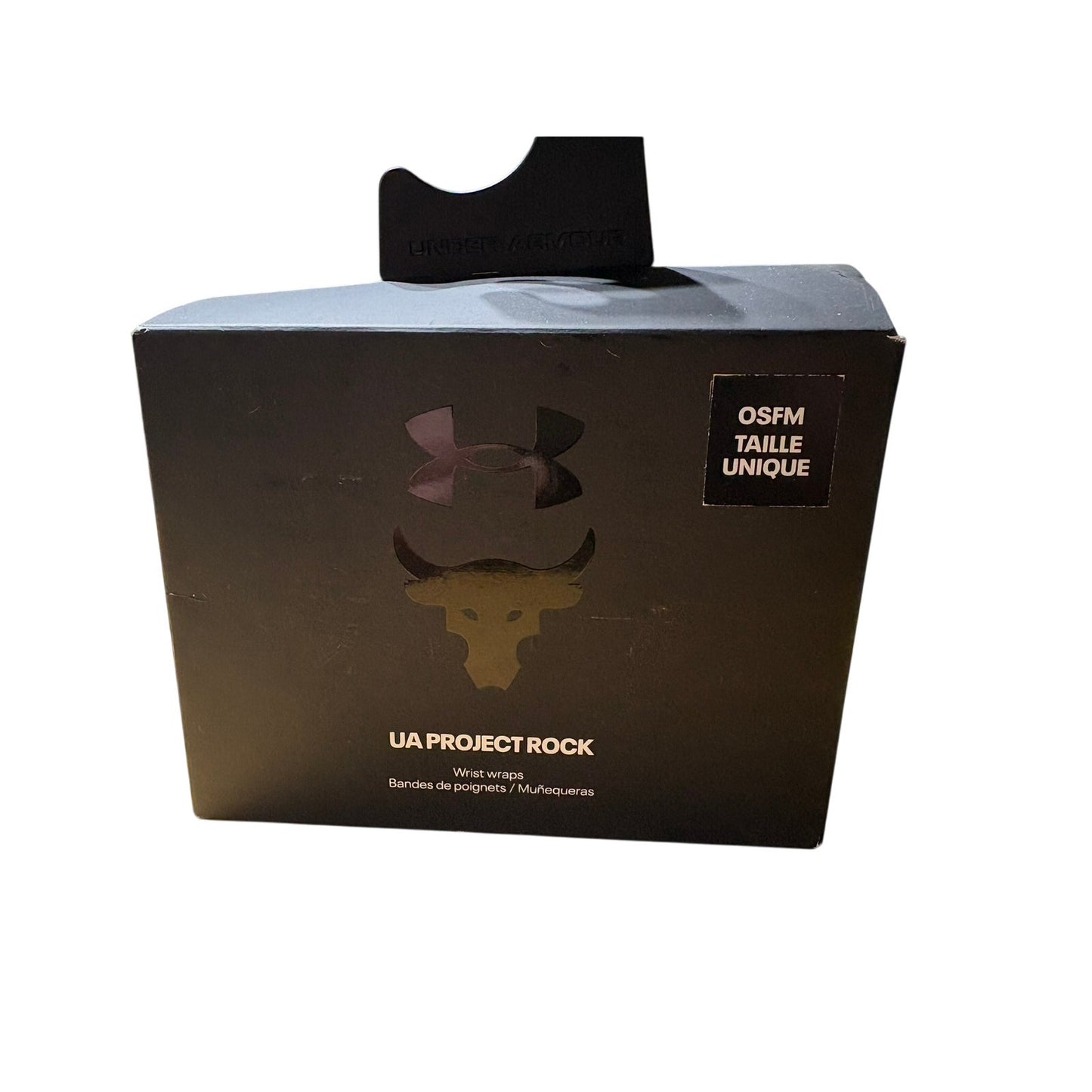 Under Armour UA Project Rock Wrist Wraps 001 Supporter, One Size Fits All