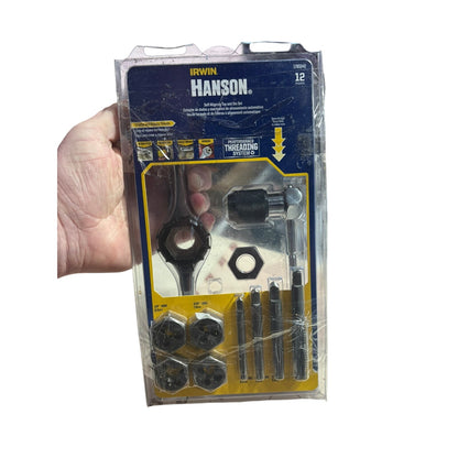 IRWIN Hanson 1765542 1/4-20 - 1/2-13 Pts SAE Set for Tap Die Extraction, 12 Piece