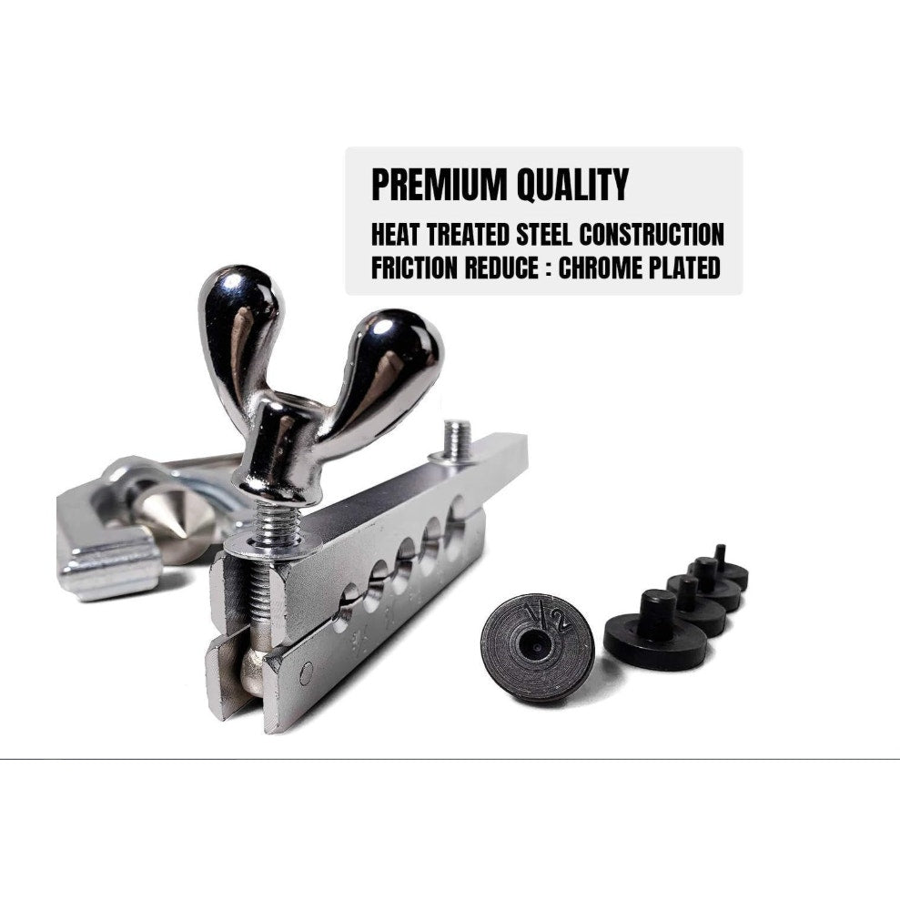 Thorstone Double & Single Flaring Tool Kit for Brake Line and Brass Tubing Tool