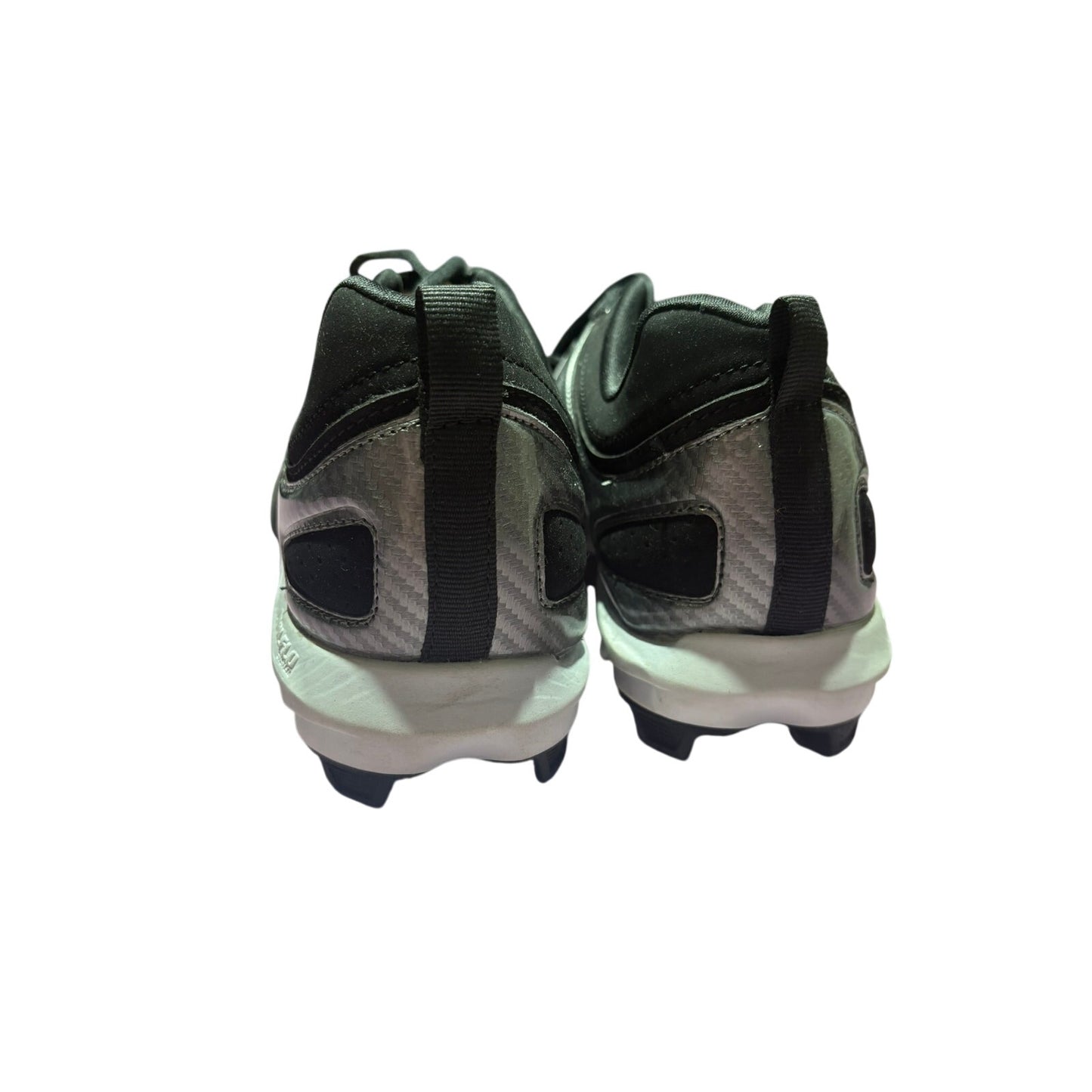 Size 12 Rawlings Clubhouse Baseball Molded Cleats Men's Black Cool Flo New
