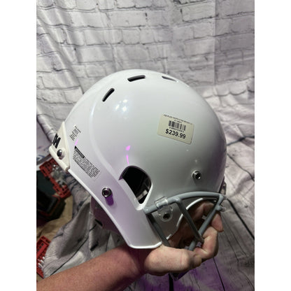 Xenith Standard Fit Youth Football Helmet White with Face Mask X2E+ Medium 2023