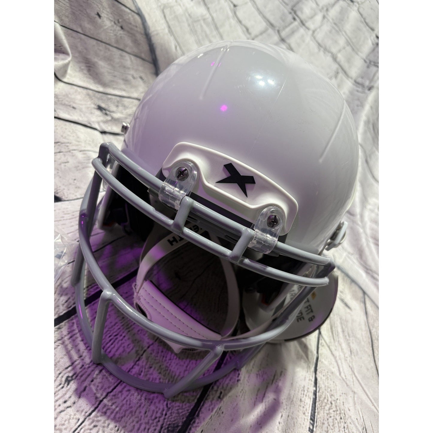 Xenith Standard Fit Youth Football Helmet White with Face Mask X2E+ Medium 2023