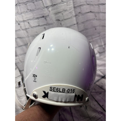 Xenith Standard Fit Youth Football Helmet White with Face Mask X2E+ Medium 2023