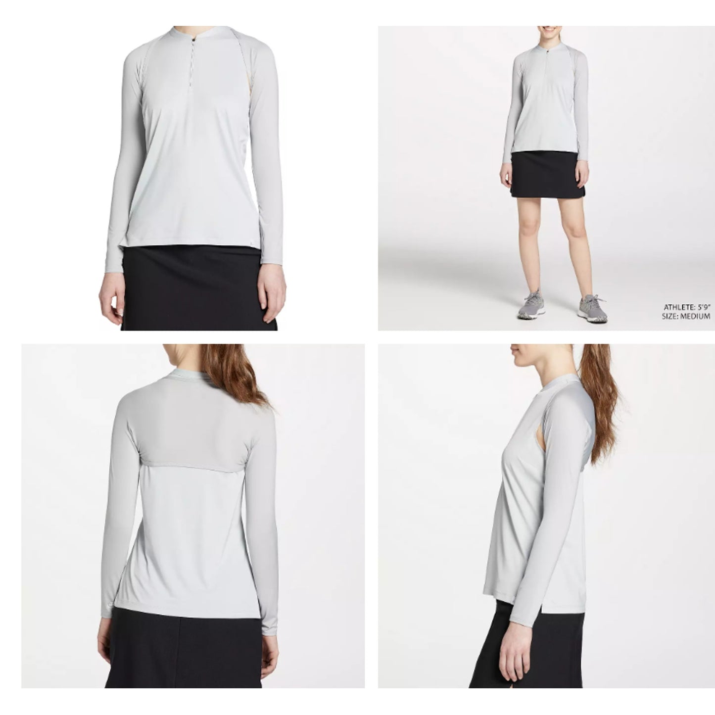 Lady Hagen Women's Golf UV UPF 50+ Shoulder Sun Wrap Grey Sky M/L - LHA15960 NEW