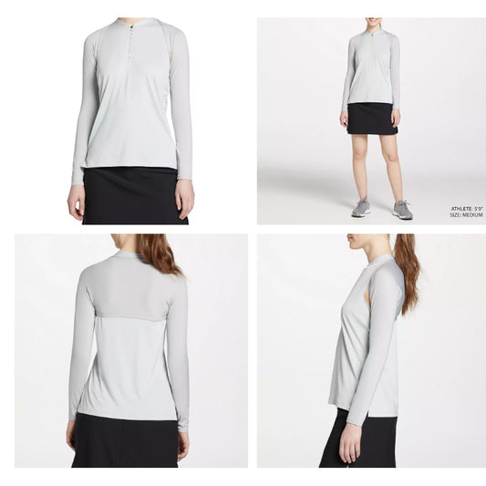 Lady Hagen Women's Golf UV UPF 50+ Shoulder Sun Wrap Grey Sky M/L - LHA15960 NEW